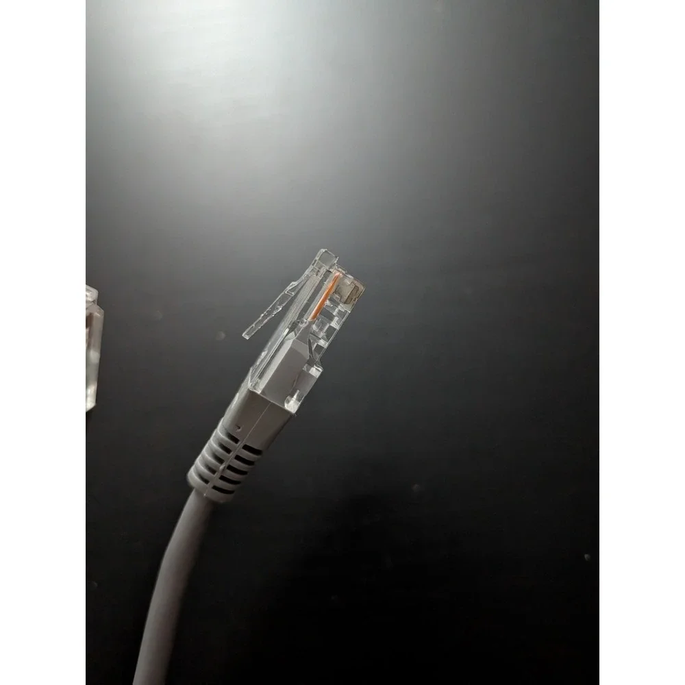 Ethernet Cable 6ft, Gray, Cat-5 Internet Connection Cable Networking